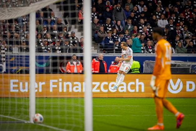 Frankfurt, Germany 04th Oct 2025 Goal celebration Harry Kane FCB Eintracht Frankfurt FC Bayern München 04 10 2025