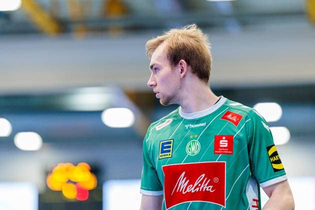 Florian Kranzmann GWD Minden, 05 is disappointed dissatisfied GER, GWD Minden vs TBV Lemgo Lippe, Handball, 1 Bundesliga, Matchday 7, Season 2025 2026, 04 10 2025 GER, GWD Minden vs TBV Lemgo Lippe, Handball, 1 Bundesliga, Matchday 7, Season 2025 2026, 04 10 2025 Luebbecke Copyright: xEibner-Pressefoto JanxRollingerx EP_JSK