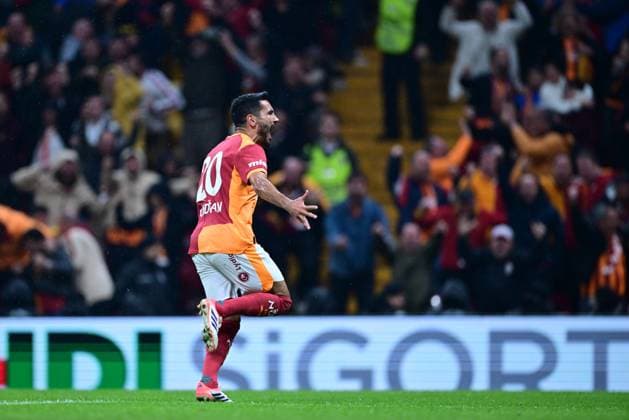 Galatasaray v Besiktas - Turkish Super Lig ISTANBUL, TURKIYE - OCTOBER 4: Ilkay Gundogan of Galatasaray celebrates after scoring a goal during Turkish Super Lig week 8 football match between Galatasaray and Besiktas at RAMS Park in Istanbul, Turkiye on October 4, 2025. Abdulhamid Hosbas Anadolu Istanbul Turkey. Editorial use only. Please get in touch for any other usage.  Copyright: x2025xAnadoluxAbdulhamidxHosbasx