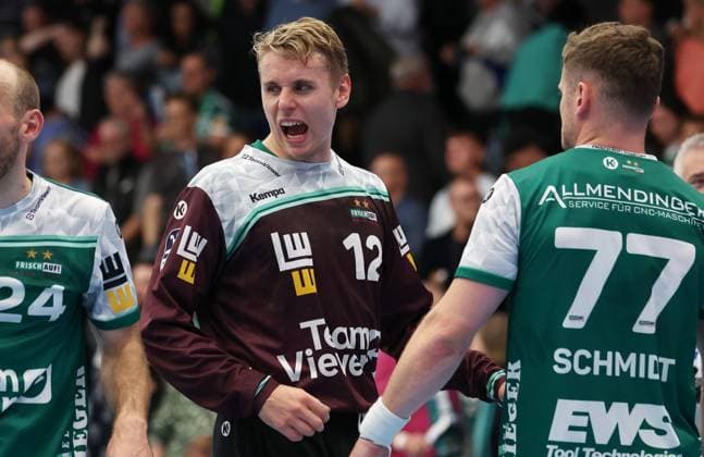 BAU 04 10 2025 Göppingen Handball Frisch Auf Göppingen vs TSV Hannover Burgdorf, Kristian Saeveras Göppingen, center