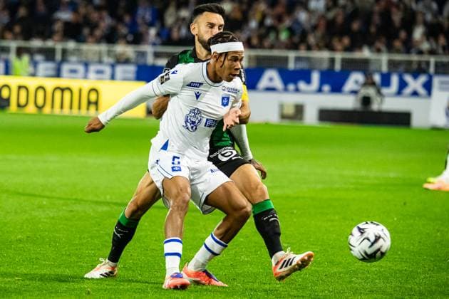 FOOTBALL : AJ Auxerre vs RC Lens - Ligue 1 - JournÃ e 7 - 04 10 2025 KÃ vin Danois (AJ Auxerre) AuxerreFrance  Copyright: xBaptistexAutissierx