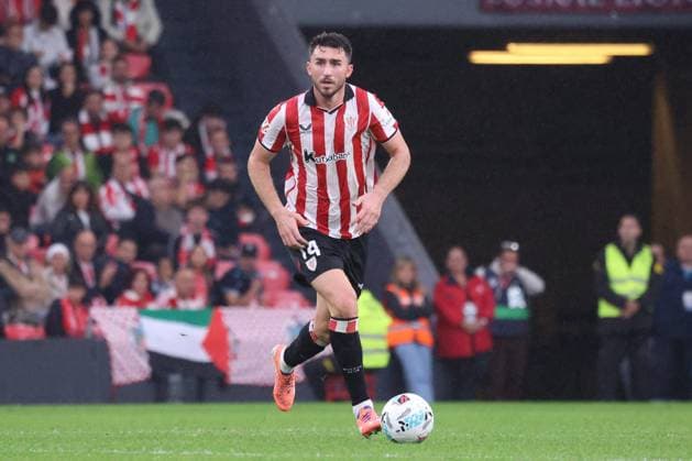 Athletic Club Bilbao v Mallorca - La Liga BILBAO, SPAIN - OCTOBER 4: Aymeric Laporte of Athletic Club Bilbao during La Liga week 8 football match between Athletic Club Bilbao and Mallorca at San Mames Stadium in Bilbao, Spain on October 4, 2025. Pablo Garcia Anadolu Bilbao Spain. Editorial use only. Please get in touch for any other usage.  Copyright: x2025xAnadoluxPabloxGarciax