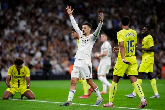 LA LIGA EA Sports - Real Madrid vs Villarreal MADRID, SPAIN - October 4:Dani Ceballos of Real Madrid reacts to a missed opportunity during the La Liga 2025 26 match between Real Madrid and Villarreal at Santiago Bernabeu Stadium. (Photo by Guille Martinez f22photo) Madrid Santiago Bernabeu Stadium Spain Copyright: xGuillermoxMartinezx