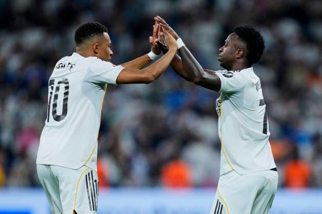 ESP: Real Madrid CF - Villarreal CF. La Liga EA Sports. Date 8 Vinicius Junior of Real Madrid CF during the La Liga EA Sports match between Real Madrid CF and Villarreal CF played at Santiago Bernabeu Stadium on October 04, 2025 in Madrid. kpng Copyright: xCesarxCebollax xPRESSINx PS_2501004_RMA_VIL_2526_043