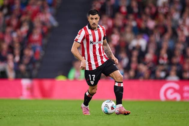 Athletic Club v RCD Mallorca - LaLiga EA Sports Yuri Berchiche of Athletic Club in action during the LaLiga EA Sports match between Athletic Club and RCD Mallorca at San Mames on October 4, 2025, in Bilbao, Spain. Bilbao San Mames Basque Country Spain RL_ATHvRCDM_000079 Copyright: xRicardoxLarreinax