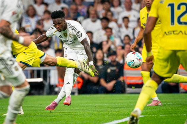 Real Madrid CF™s Vinicius Junior during La Liga match. October 4, 2025. (2025100430)