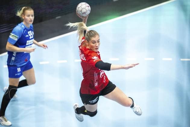HANDBALL WOMEN 1 BUNDESLIGA 4 SPIELTAG THC SPORT UNION NECKARSULM FOR EDITORIAL PURPOSES ONLY p 04 10 2025 Bad Langensalza Handball Women 1 Bundesliga Frauen Saison 2025 2026 Salzhalle 4 Spieltag Thüringer HC Sport Union Neckarsulm im Foto Nathalie Hendrikse 6 Thüringer HC Deutschland Thueringen Bad Langensalza Copyright SaschaxFromm Copyright: SaschaxFromm doc82ok84t3lgnk29vke8x ,EDITORIAL USE ONLY Copyright: SaschaxFromm