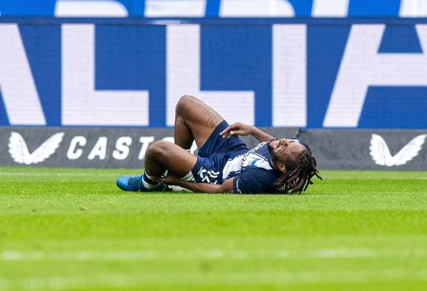 Soccer, Men, Season 2025 2026, 2 Bundesliga 8 Matchday , Hertha BSC SC Preußen Münster, Deyovaisio Zeefuik Hertha BSC on the ground, 04 10 2025, Copyright: xSebastianxRäppold MatthiasxKochx