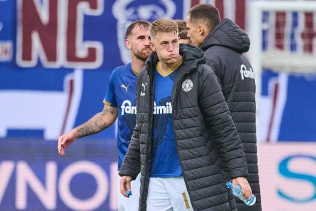 04 10 2025, Football, Men, 2 BL Bundesliga , Season 2025 2026, Holstein Kiel SV Darmstadt 98, Matchday 8 Alexander Bernhardsson Kiel, Holstein Stadion Schleswig Holstein Germany