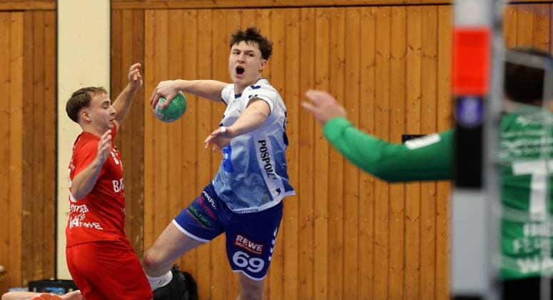 Kornwestheim , Handball 3 Liga South , Handball SV Salamander Kornwestheim vs HG Oftersheim Schwetzingen , Finn Joneleit Korn