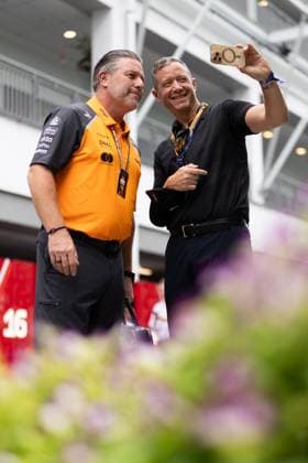 F1 - SINGAPORE GRAND PRIX 2025 BROWN Zak (usa), CEO of of McLaren Racing, portrait during the 2025 Formula 1 Singapore Grand Prix, 18th round of the 2025 FIA Formula One World Championship, WM, Weltmeisterschaft from October 3 to 5, 2025 on the Marina Bay Street Circuit, in Singapore - SingaporeSingapore  Copyright: xDPPIx