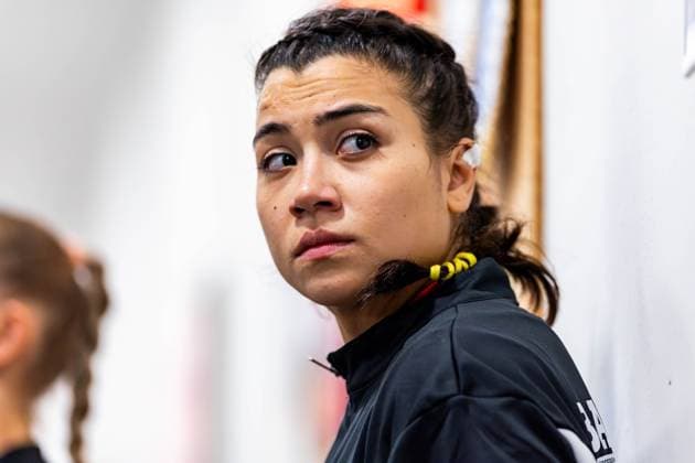 04 10 2025, GER, Handball, Women, Season 2025 2026, Alsco 1 Bl, 4 Matchday, Thueringer HC Sport Union Neckarsulm Giulia Guarieiro Thueringer HC,13 99947 Bad Langensalza Salza Halle Sporthalle Mehrz Thüringen Germany