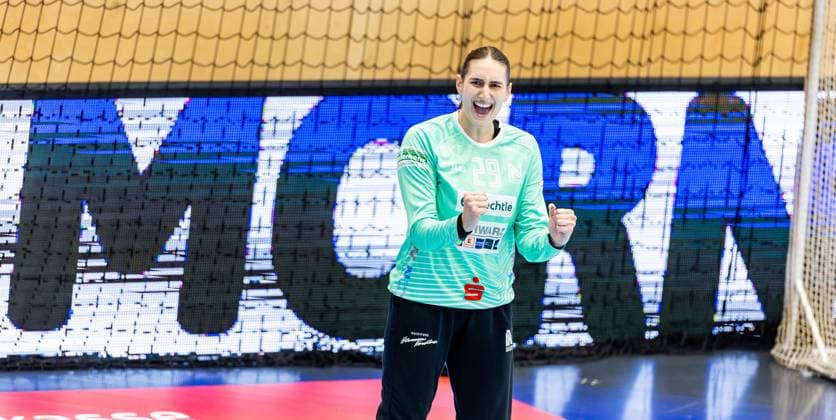 04 10 2025, GER, Handball, Women, Season 2025 2026, Alsco 1 Bl, 4 Matchday, Thueringer HC Sport Union Neckarsulm Lena Ivancok Sport Union Neckarsulm 99947 Bad Langensalza Salza Halle Sporthalle Mehrz Thüringen Germany