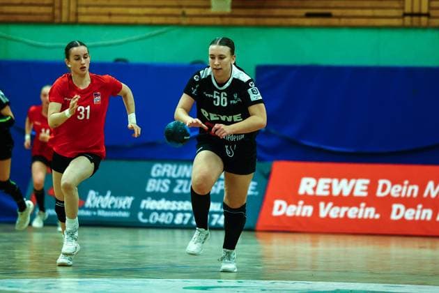 Handball I Women I Season 2025 2026 I 3 Liga Nord I 4 Matchday I SV Henstedt Ulzburg HSG Blomberg Lippe II I 04 10 2025 Jana Schmütz 56, SV Henstedt Ulzburg Copyright: xLobeca RalfxHomburgx