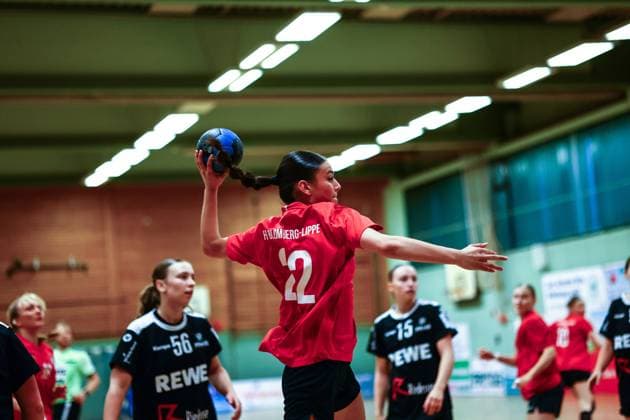 Handball I Women I Season 2025 2026 I 3 Liga Nord I 4 Matchday I SV Henstedt Ulzburg HSG Blomberg Lippe II I 04 10 2025 Nurhan Koyutürk 22, HSG Blomberg Lippe II Copyright: xLobeca RalfxHomburgx
