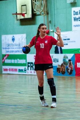 Handball I Women I Season 2025 2026 I 3 Liga Nord I 4 Matchday I SV Henstedt Ulzburg HSG Blomberg Lippe II I 04 10 2025 Meggan Rusko 10, HSG Blomberg Lippe II Copyright: xLobeca RalfxHomburgx