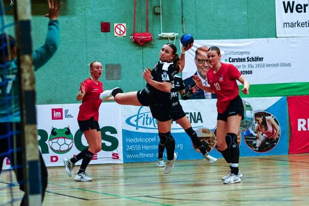 Handball I Women I Season 2025 2026 I 3 Liga Nord I 4 Matchday I SV Henstedt Ulzburg HSG Blomberg Lippe II I 04 10 2025 Jana Schmütz 56, SV Henstedt Ulzburg Copyright: xLobeca RalfxHomburgx