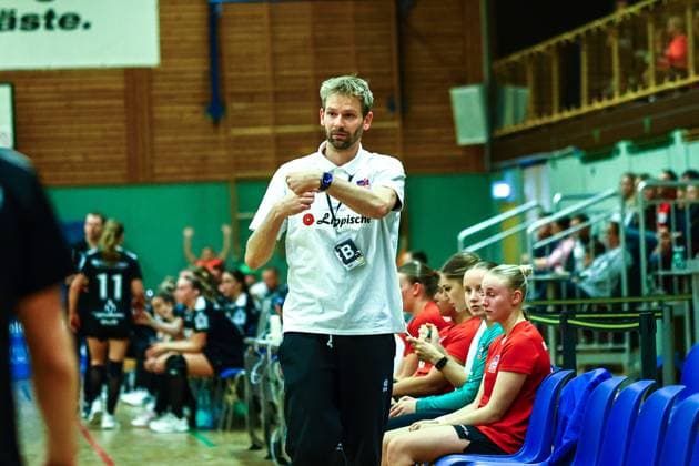 Handball I Women I Season 2025 2026 I 3 Liga Nord I 4 Matchday I SV Henstedt Ulzburg HSG Blomberg Lippe II I 04 10 2025 Ruben Voßhans HSG Blomberg Lippe II Copyright: xLobeca RalfxHomburgx