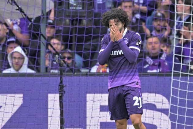 RSC Anderlecht v Standard de Liege - Jupiler Pro League ANDERLECHT, BELGIUM - OCTOBER 05 : Huerta Cesar midfielder of RSC Anderlecht during the Jupiler Pro League match between RSC Anderlecht and Standard de Liege on October 5, 2025 in Anderlecht, Belgium, 05 10 2025 Anderlecht Belgium  Copyright: xSesx