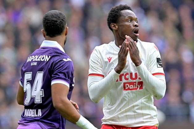 RSC Anderlecht v Standard de Liege - Jupiler Pro League ANDERLECHT, BELGIUM - OCTOBER 05 : Said Rafiki forward of Standard de Liege during the Jupiler Pro League match between RSC Anderlecht and Standard de Liege on October 5, 2025 in Anderlecht, Belgium, 05 10 2025 Anderlecht Belgium  Copyright: xSesx