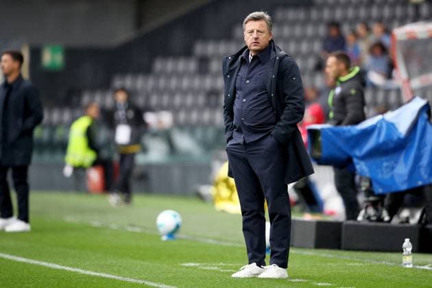 October 5, 2025, Udine: Udinese s coach Kosta Runjai? reacts during the Italian Serie A soccer match Udinese Calcio vs Cagliari Calcio at the Friuli - Bluenergy Stadium in Udine, Italy, 5 October 2025. ANSA GABRIELE MENIS. Soccer: Serie A; Udinese Vs Cagliari  - ZUMAa110 20251005_zaf_a110_021 Copyright: xGabrielexMenisx