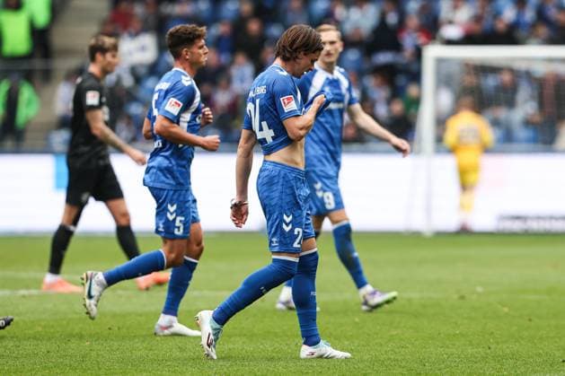 Jean Hugonet 1 FC Magdeburg,24 2 Soccer Bundesliga Season 2025 2026 1 FC Magdeburg vs SV 07 Elversberg at the Avnet Arena in Magdeburg Action,Soccer,Man,Men,Germany,05 10 2025