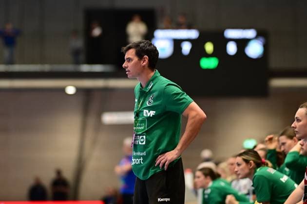 Handball I Women I Season 2025 2026 I 1 HBF I 4 Matchday I Buxtehuder SV FRISCH AUF Göppingen I 05 10 2025 Nico Kiener Co Coach, FRISCH AUF Göppingen Buxtehude Halle North Lower Saxony Germany Copyright: xLobeca FelixxSchlikisx