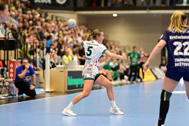 Handball I Women I Season 2025 2026 I 1 HBF I 4 Matchday I Buxtehuder SV FRISCH AUF Göppingen I 05 10 2025 Ann Kynast 5, FRISCH AUF Göppingen Buxtehude Halle Nord Niedersachsen Germany Copyright: xLobeca FelixxSchlikisx