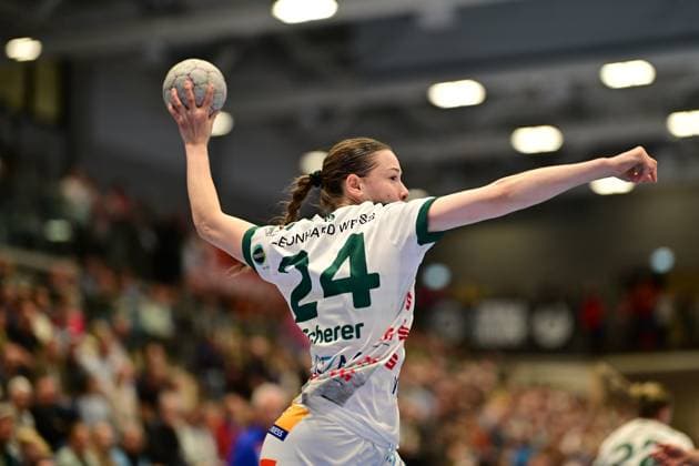 Handball I Women I Season 2025 2026 I 1 HBF I 4 Matchday I Buxtehuder SV FRISCH AUF Göppingen I 05 10 2025 Luisa Scherer 24, FRISCH AUF Göppingen Buxtehude Halle Nord Niedersachsen Germany Copyright: xLobeca FelixxSchlikisx