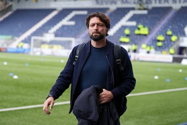 Rangers Head Coach Russell Martin arrives at the Falkirk Stadium. Falkirk v Rangers, William Hill Scottish Premiership, Football, Falkirk Stadium, Falkirk, Scotland, UK - 05 Oct 2025Falkirk Falkirk Stadium United Kingdom EDITORIAL USE ONLY No use with unauthorised audio, video, data, fixture lists, club league logos or live services. Online in-match use limited to 120 images, no video emulation. No use in betting, games or single club league player publications. Copyright: xStuartxWallace Shutterstockx 15515833f
