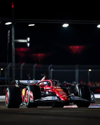 F1 - SINGAPORE GRAND PRIX 2025 16 LECLERC Charles (mco), Scuderia Ferrari SF-25, action during the 2025 Formula 1 Singapore Grand Prix, 18th round of the 2025 FIA Formula One World Championship, WM, Weltmeisterschaft from October 3 to 5, 2025 on the Marina Bay Street Circuit, in Singapore - SingaporeSingapore  Copyright: xEricxAlonsox