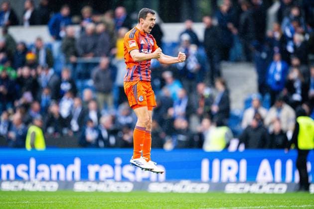 05 10 2025 Soccer, 2025 2026, 2 Bundesliga, 8 Matchday, DSC Arminia Bielefeld FC Schalke 04 Ron Schallenberg Schalke DFL REGULATIONS PROHIBIT ANY USE OF PHOTOGRAPHS AS IMAGE SEQUENCES AND OR QUASI VIDEO