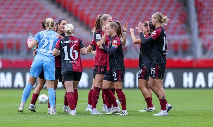 DEU, Nürnberg, FC Nürnberg vs RB Leipzig, Google Pixel Bundesliga, DFB, Saison 2526, Max Morlock Stadion, 5 Spieltag im Bild FC Nürnberg vor dem Spiel DFB DFL REGULATIONS PROHIBIT ANY USE OF PHOTOGRAPHS AS IMAGE SEQUENCES AND OR QUASI VIDEO, 05 10 2025, Copyright: HMBxMedia HendrikxHamelau