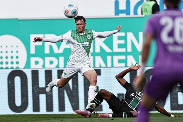 Lukas Reich, Fürth, in the first round match of the 2025 2026 season between SpVgg Greuther Fürth and Hannover 96 2 2 in Fürth 05 10 2025