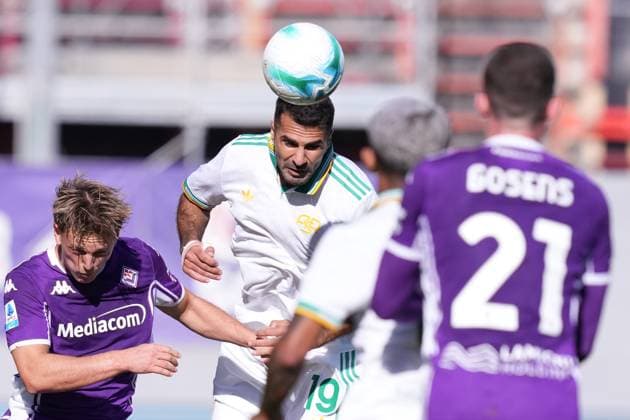 Roma™s Zeki Celik during the Serie A EniLive soccer match between Fiorentina and Roma at the Artemio Franchi stadium in Florence, Italy - Sunday October 5, 2025 - Soccer ( Photo by Alfredo Falcone LaPresse )  Copyright: xAlfredoxFalcone LaPressex