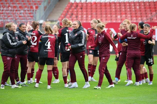 05 10 2025 Soccer season 2025 2026 1 Google Pixel Women Bundesliga 05 Matchday 1 FC Nürnberg FCN Club Clubfrauen RB Leipzig Sportfoto Zink DCDE xdcxdex