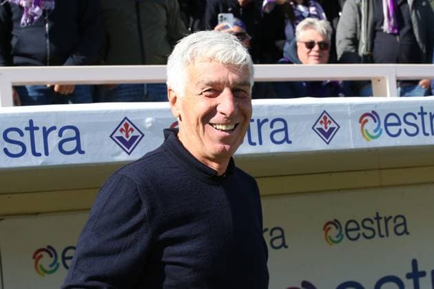 05.10.2025 Fiorentina vs Roma (Serie A) Calcio; 6Â° Giornata& xD;Nella foto: Gian Piero Gasperini sorride dopo aver sbagliato panchina& xD;(Foto Gino Mancini)  Copyright: xGinoxMancini IPAxSportx xipa-agency.netx xx IPA_66184456 IPA_Agency_IPA66184456