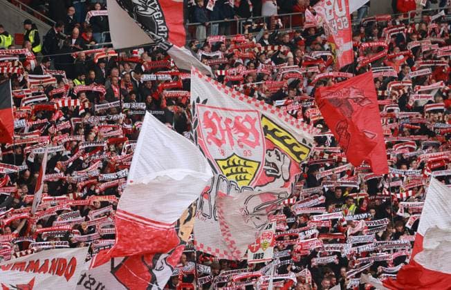 05 10 25 VfB Stuttgart 1 FC Heidenheim Germany, Stuttgart, 05 10 2025, Soccer, Bundesliga, VfB Stuttgart 1 FC Heidenheim VFB Fans