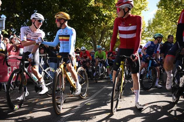 Cycling, European Road Cycling Championships in Drome-Ardeche, men, road race