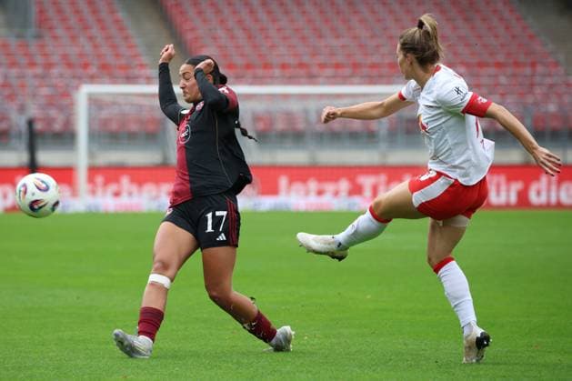 05 10 2025 Soccer season 2025 2026 1 Google Pixel Women Bundesliga 05 Matchday 1 FC Nürnberg FCN Club Clubfrauen RB Leipzig Sportfoto Zink DCDE xdcxdex Selma Licina 17, 1 FC Nürnberg FCN , Sandra Starke 13, RB Leipzig