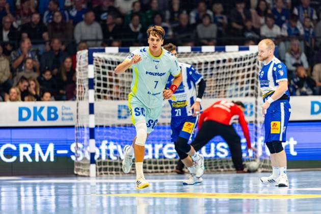 05 10 2025, GER, Handball, Men, Season 25 26, Daikin 1 Bl, 7 Matchday ThSV Eisenach VfL Gummersbach Julian Koester VfL Gummerbach 99817 Eisenach Werner Assmann Halle Am Sportp Thueringen Germany