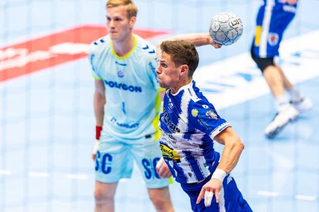 05 10 2025, GER, Handball, Men, Season 25 26, Daikin 1 Bl, 7 Matchday ThSV Eisenach VfL Gummersbach Vincent Buechner ThSV Eisenach,74 99817 Eisenach Werner Assmann Halle Am Sportp Thueringen Germany