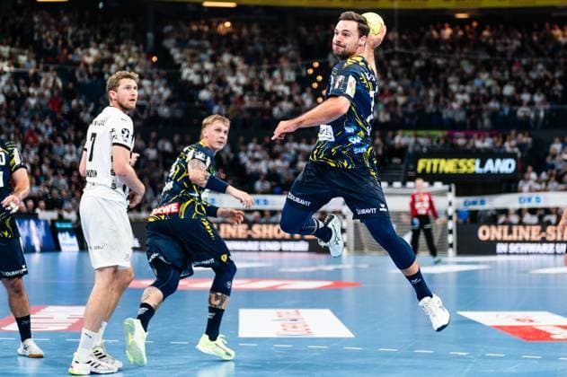 Dani Baijens Rhein Neckar Loewen, 77 on throw, GER, THW Kiel vs Rhein Neckar Loewen, Handball, Bundesliga, Matchday 7, Season 2025 2026, 05 10 2025 GER, THW Kiel vs Rhein Neckar Loewen, Handball, Bundesliga, Matchday 7, Season 2025 2026, 05 10 2025 Kiel Copyright: xEibner-Pressefoto MaxxVincenx EP_MVN