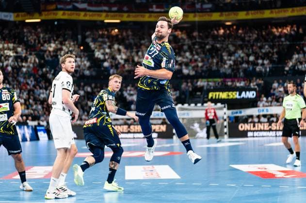 Dani Baijens Rhein Neckar Loewen, 77 on throw, GER, THW Kiel vs Rhein Neckar Loewen, Handball, Bundesliga, Matchday 7, Season 2025 2026, 05 10 2025 GER, THW Kiel vs Rhein Neckar Loewen, Handball, Bundesliga, Matchday 7, Season 2025 2026, 05 10 2025 Kiel Copyright: xEibner-Pressefoto MaxxVincenx EP_MVN