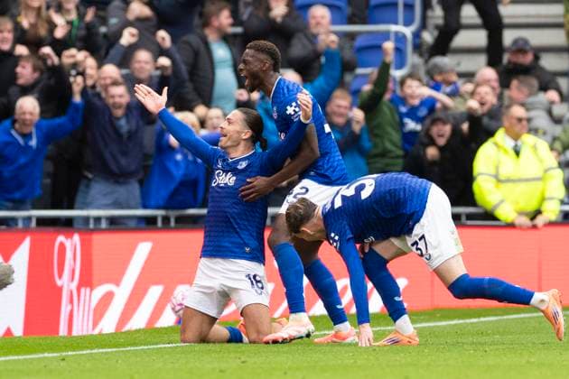 Everton v Crystal Palace - Premier League Jack Grealish of Everton F.C. celebrates his goal during the Premier League match between Everton and Crystal Palace at Hill Dickinson Stadium in Liverpool, England, on October 5, 2025. Liverpool Merseyside United Kingdom  Copyright: xMIxNewsx originalFilename:fletcher-evertonv251005_np6bf.jpg