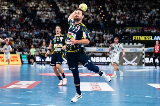 Dani Baijens Rhein Neckar Loewen, 77 on throw, GER, THW Kiel vs Rhein Neckar Loewen, Handball, Bundesliga, Matchday 7, Season 2025 2026, 05 10 2025 GER, THW Kiel vs Rhein Neckar Loewen, Handball, Bundesliga, Matchday 7, Season 2025 2026, 05 10 2025 Kiel Copyright: xEibner-Pressefoto MaxxVincenx EP_MVN