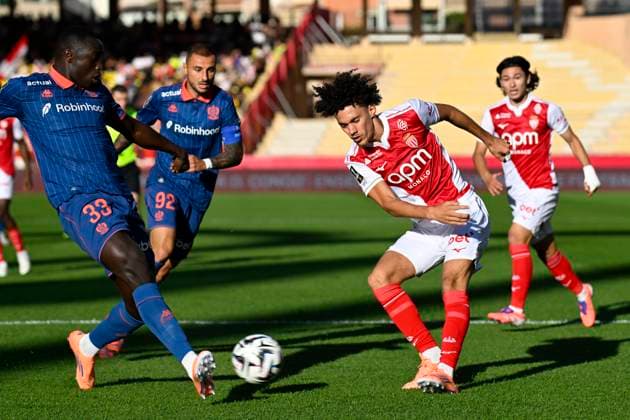 FOOTBALL : AS Monaco VS OGC Nice - Ligue 1 McDonald s - 05 10 2025 Maghnes Akliouche (ASM) - Ligue 1 McDonald s match between AS Monaco and OGC Nice on October 5, 2025 at the Louis II Stadium in Monaco. MonacoMonaco  Copyright: xWilliamxCannarellax