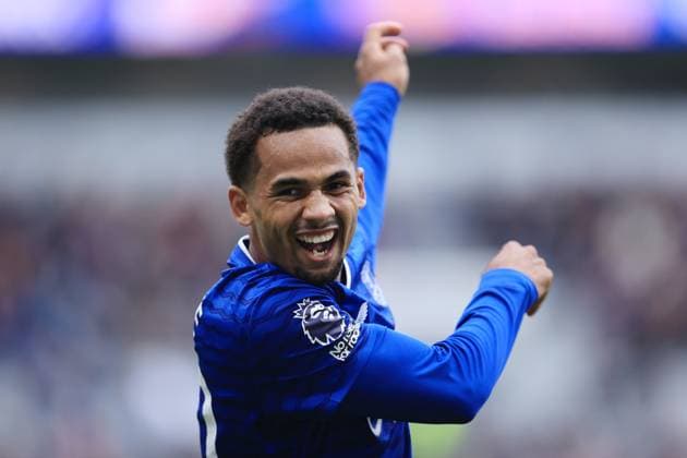 Fußball Premier League Everton gegen Crystal Palace 5. Oktober 2025 Premier League Everton gegen Crystal Palace Iliman Ndiaye von Everton feiert den späten Siegtreffer Foto Simon Stacpoole Abseits Liverpool UK  Copyright: xSimonxStacpoolexOffside