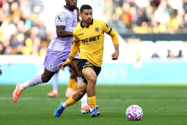 Wolverhampton Wanderers v Brighton Hove Albion 05 Oktober 2025 Wolverhampton Premier League Fußball Wolverhampton Wanderers v Brighton Hove Albion Andre von Wolverhampton Wanderers Foto von Mark Leech Wolverhampton UK  Copyright: xMarkxLeechxOffside