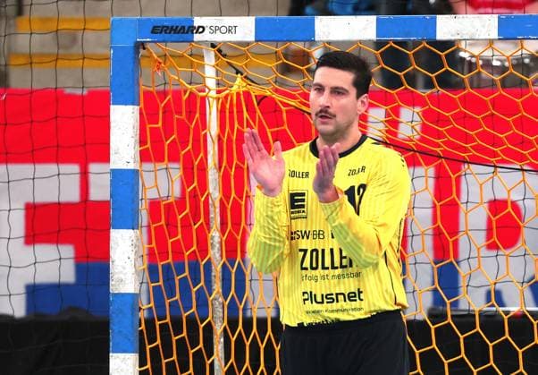 05 10 2025, Germany, Bietigheim, Handball 2 Bundesliga, SG BBM Bietigheim vs Eulen Ludwigshafen, Martin Tomovski BBM